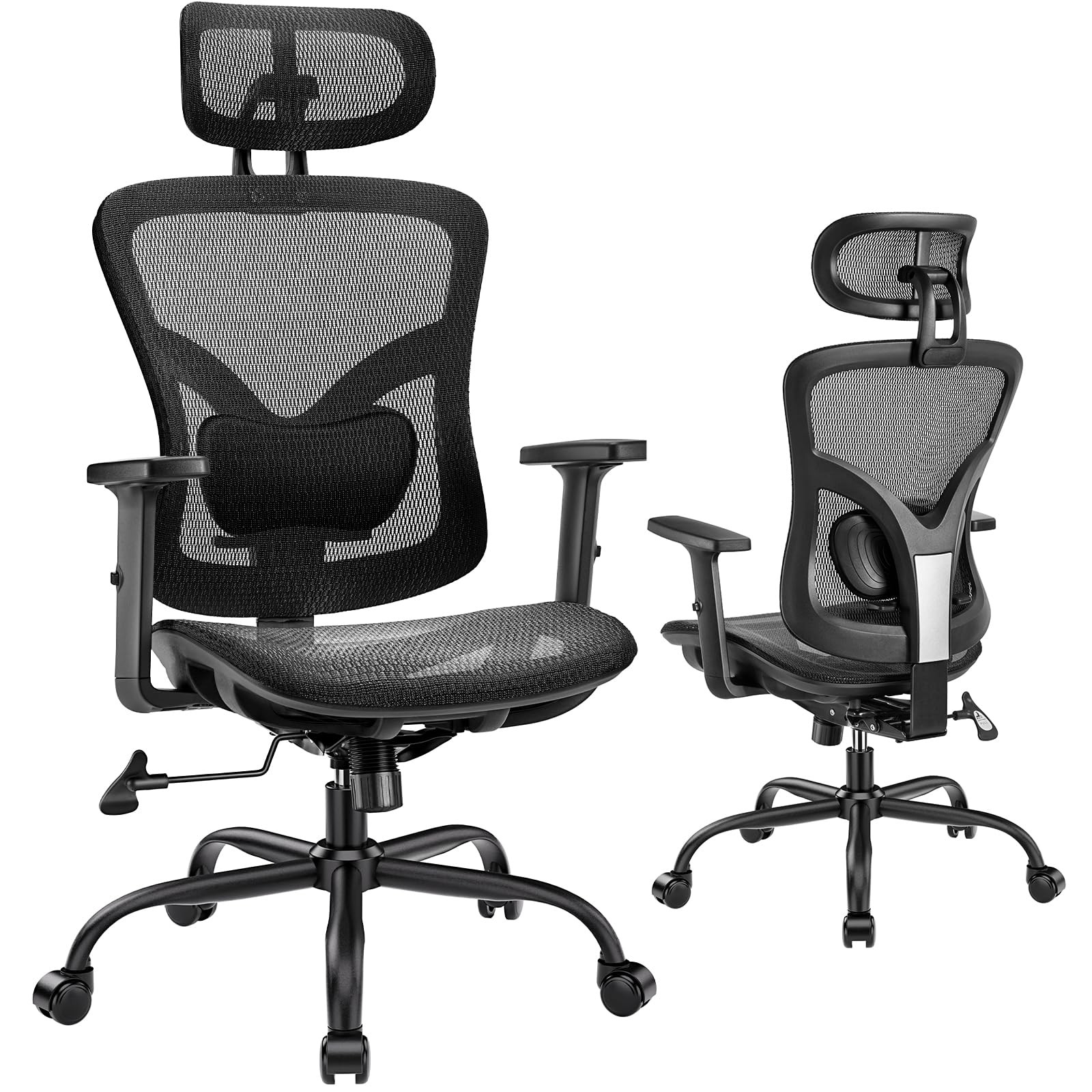 Marsail Ergonomic Adjustable Mesh Office Chair for Ultimate Comfort and Support
