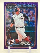 2024 Topps Update Ildemaro Vargas #US303 Purple Holofoil 781/799 Nationals