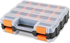 Tools Box Organizer - Hardware Box Storage Small Parts Case Screws Bolts Nails