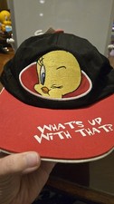 1998 Tweety Bird Looney Tunes Hat What’s Up With That Rare Vintage Cap
