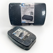 Series Fitness 8 Step Platform With Riser 2 Pack New Gym Workout Aerobics Step