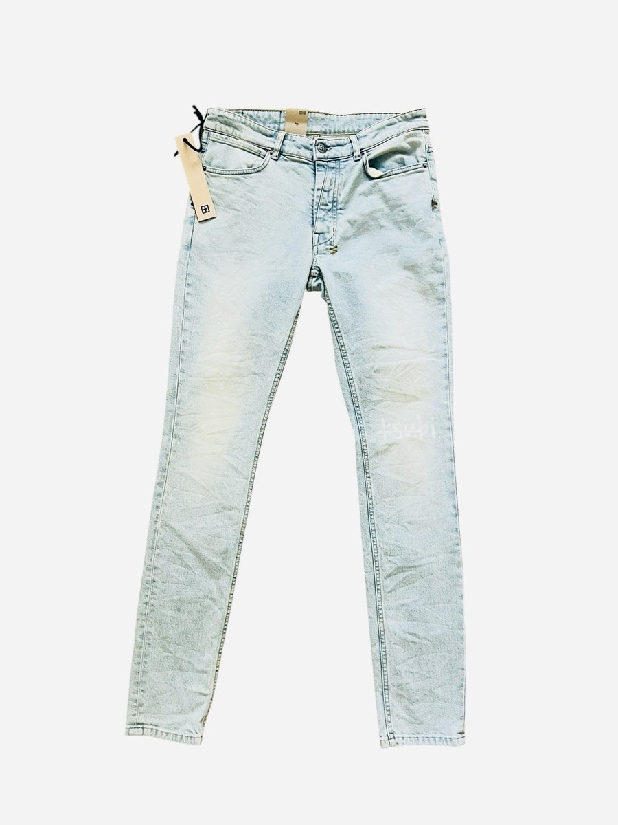 Ksubi Jeans Mens Paragon 1999 Van Winkle Skinny Leg Light Blue