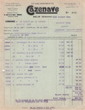 33 BELIN negociant CAZENAVE 1930 cycles