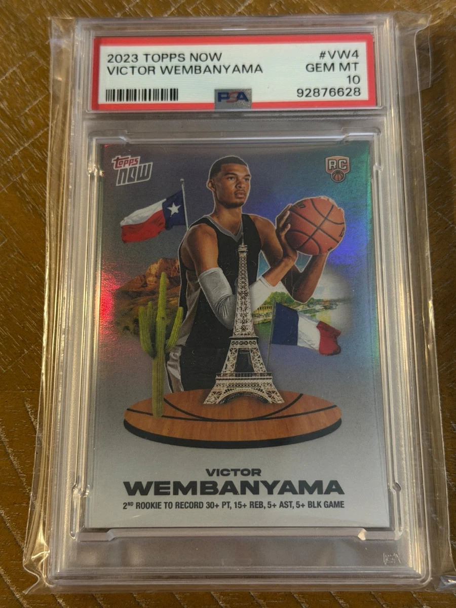 2023-24 Topps Now Victor Wembanyama - Victor Wembanyama #VW-4 for