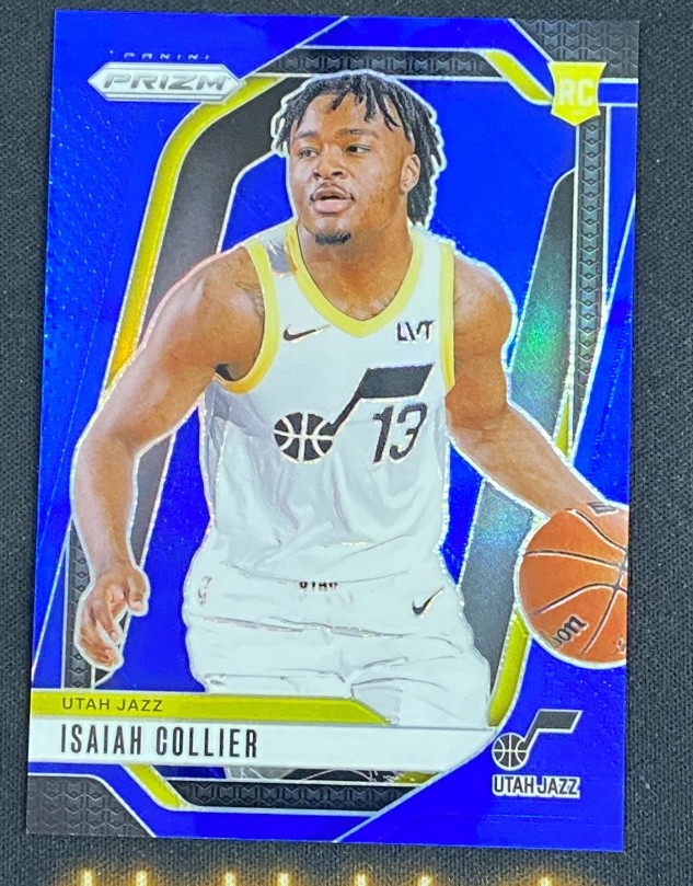 Isaiah Collier 2024-25 Panini Prizm Blue Rookie /199 #227