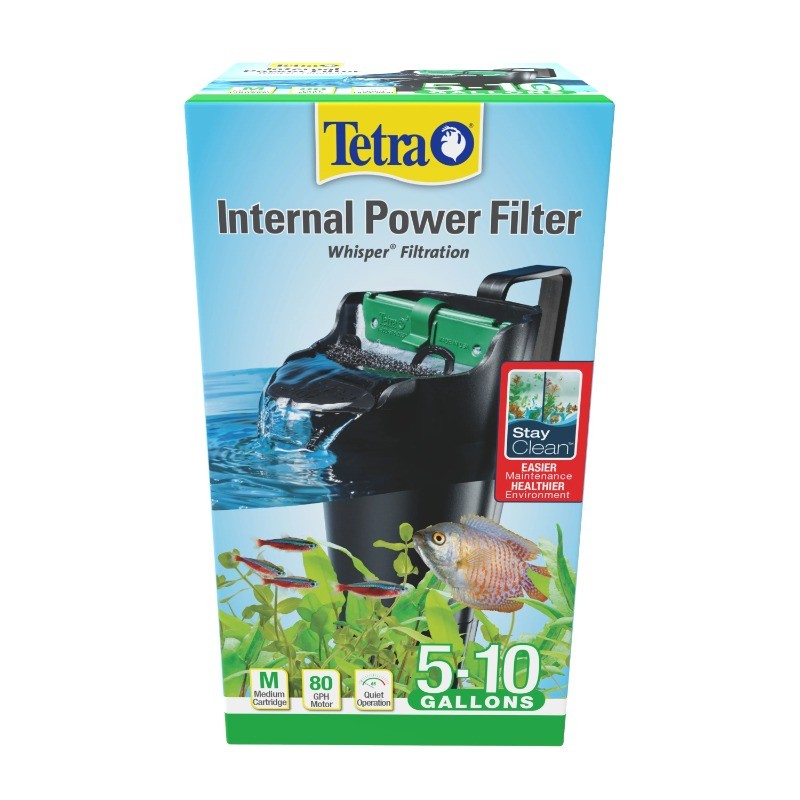 Tetra Whisper Internal Filter with Air Pump for 5-10 Gallon Aquariums