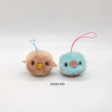 Kiwi Birds X640 Amuse Keychains Plush 1.5 Stuffed Toy Doll Japan