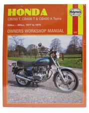 Haynes Workshop Manual 429 Classic Honda CB250T CB400T CB400A Twins 1977 to 1979