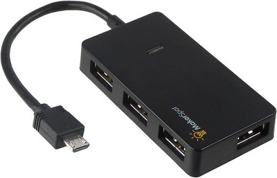 Micro USB OTG Hub 4 Port for Raspberry Pi Zero Android
