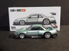 KAIDO HOUSE x MINI GT - GREEN - NISSAN SILVIA S13-R KAIDO WORKS V1 #KHMG232