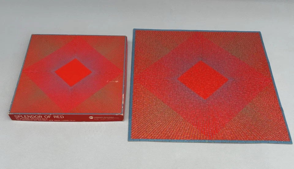 Vintage  Complete 450+ Piece * SPLENDOR of RED * Jigsaw Puzzle Springbok - 1969 - Image 3 of 4