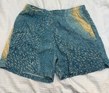 Vintage LL Bean By Fish Tales Small Mens Swim Trunks Shorts Gorpcore Cotton