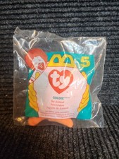 TY Teenie Beanie Baby McDonalds 5 Goldie - NEW  Rare w/Errors 1993/1996