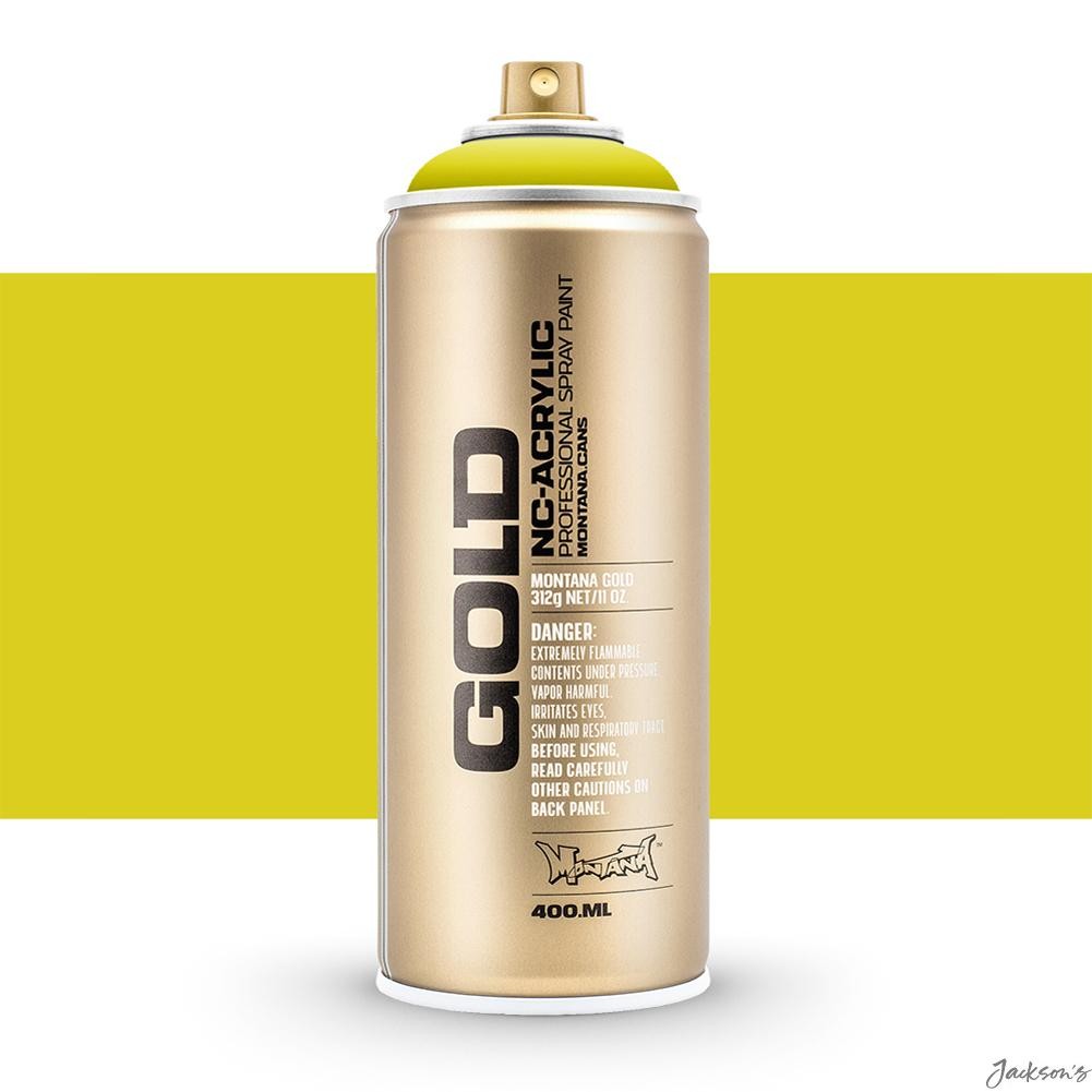 Montana Gold Spray Paint Acrylic Lacquer 400ml Banana Joe Opaque Art Paint