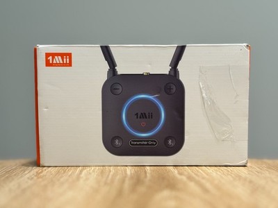 1Mii B06TX Bluetooth 5.3 Transmitter, AUX/RCA/Optical/Coaxial Audio Inputs..