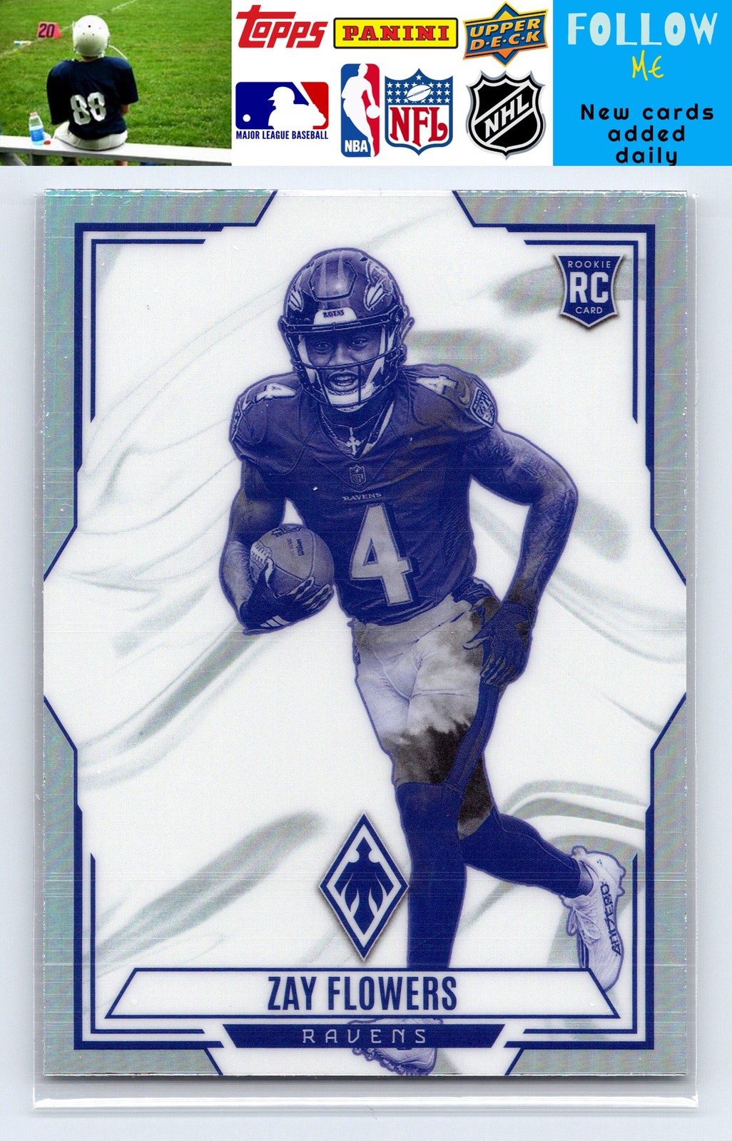 2023 Panini Phoenix #CON-12 Zay Flowers Contours