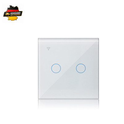 KETOTEK WLAN Lichtschalter 2fach 230V Unterputz
