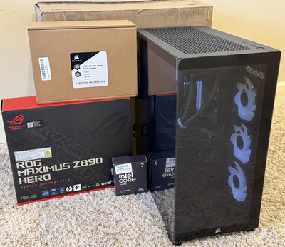 ASUS ROG MAXIMUS Z890 HERO Intel Ultra 7 265K 32GB DDR5 2TB M2 RTX 4070 Super