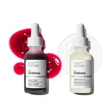 The Ordinary Bright Hydrated Serum Duo, AHA 30 2 Fl Oz Pack of 1 , Berry