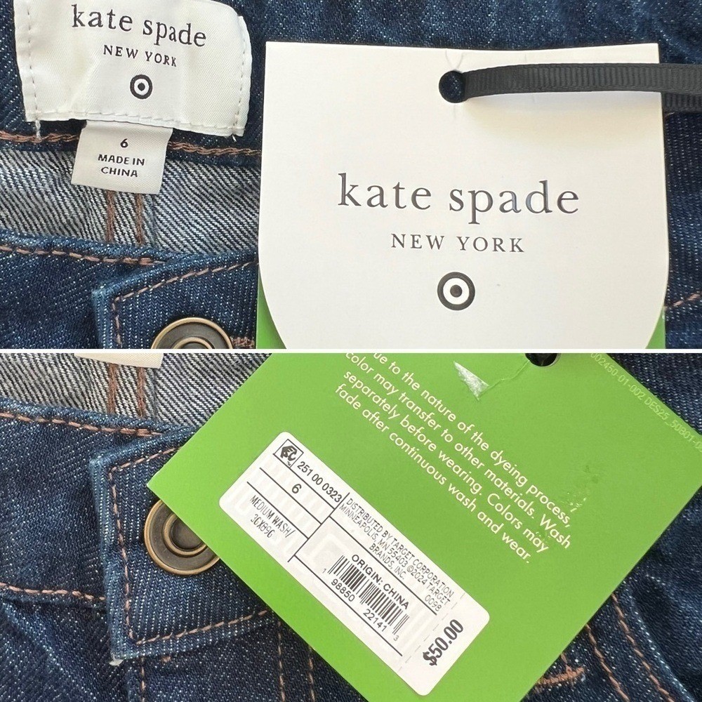 Kate Spade Dark Blue Cropped Jeans, photo 10