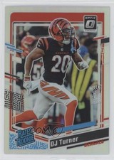 2023 Panini Donruss Optic Rated Rookie Holo Prizm DJ Turner #220 10tb