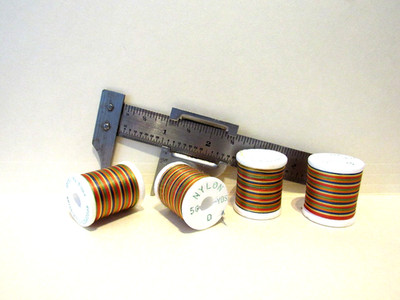 Rod Winding Thread - Gudebrods' Nylon #0055 - 5-Color Variegated - Vintage Nos!