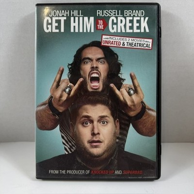 Get Him to the Greek DVD Jonah Hill Russell Brand Unrated & Theatrical Versions