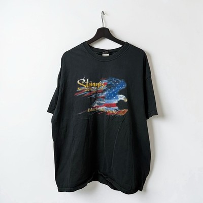 Vintage Harley Davidson T-shirt Bald Eagle USA Men s Size: XXL Black Y2K