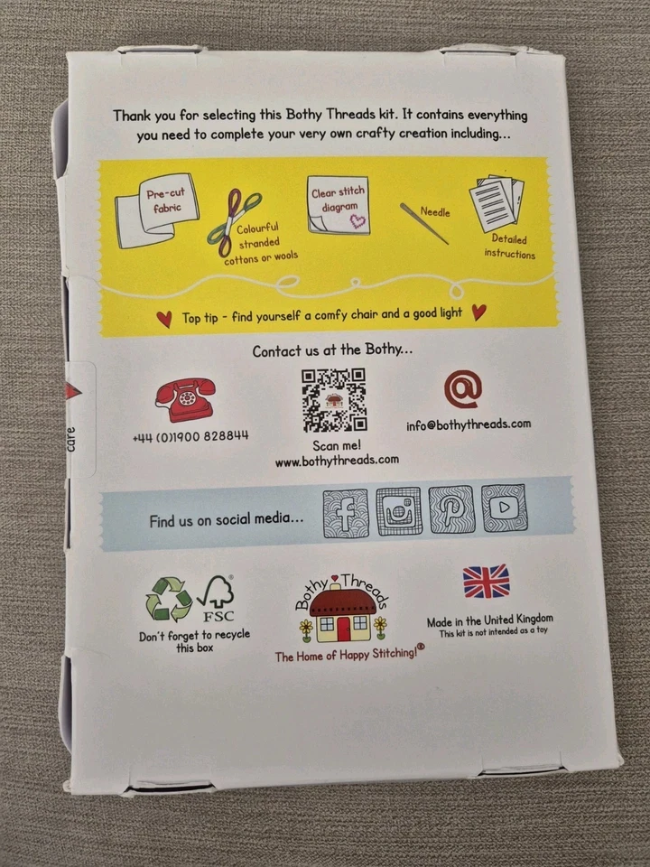 Bothy Threads Cross Stitch Card Kit More Fabulous Happy Birthday New and sealed - Image 2 of 2