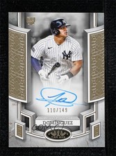 2024 Topps Tier One Break Out /149 Jasson Dominguez Domínguez #BOA-JD Auto 0or4