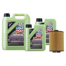 7L Liqui Moly Molygen New Gen 5W-40 Mahle Engine Oil Change Kit for Touareg 3.6L
