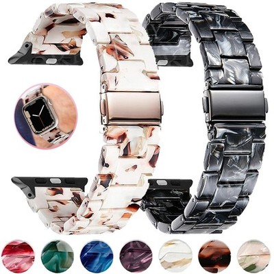 Ersatz Armband Resin Band Für Apple Watch Ultra 3 Series 11 0 9 8 7 SE 6 38-49mm