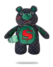 SPRAYGROUND LIMITED EDITION DINERO MONEYBEAR TEDDY BEAR BACKPACK BEAR SOFT PLUSH