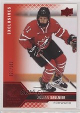 2022 Team Canada Juniors Women's WC UD Exclusives /100 Jillian Saulnier #46 2p1
