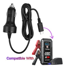 Car Charger for TOPDON JS1200 JS2000 JS3000 Jump Surge 1200 2000 3000