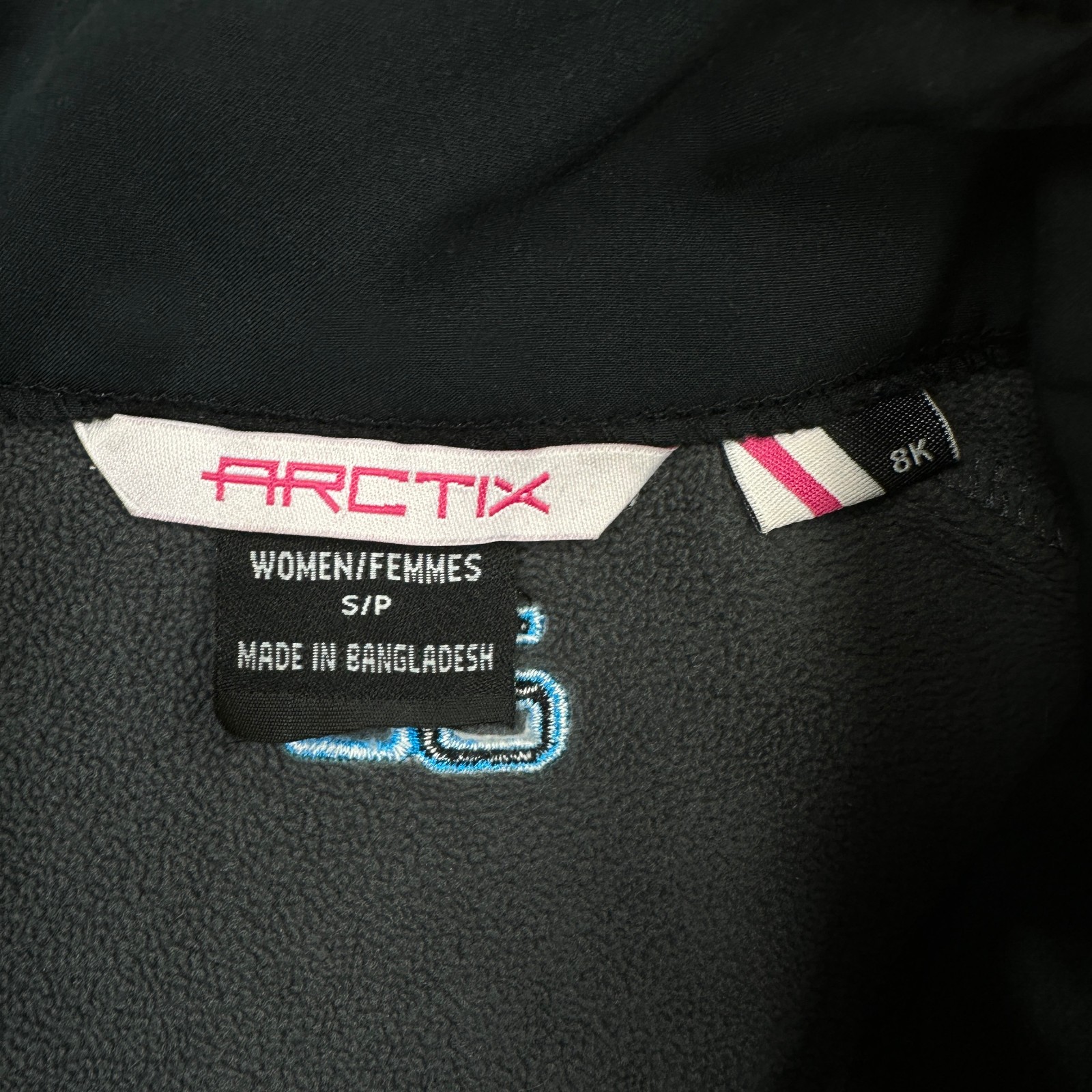 Arctix Softshell Jacket Small Black Gray Full Zip… - image 7