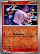 Litwick Reverse Holo, Common SV03: Obsidian Flames 036/197 NM