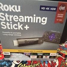 Roku Streaming Stick HD 4K HDR Wi-Fi HDMI Voice Remote Long-range Wireless
