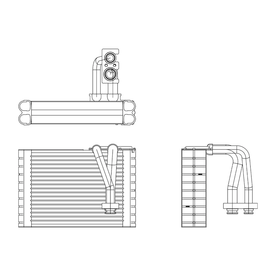 Núcleo evaporador de aire acondicionado para Mazda CX-9 TYC 2007-2015 Foto 2 de 4