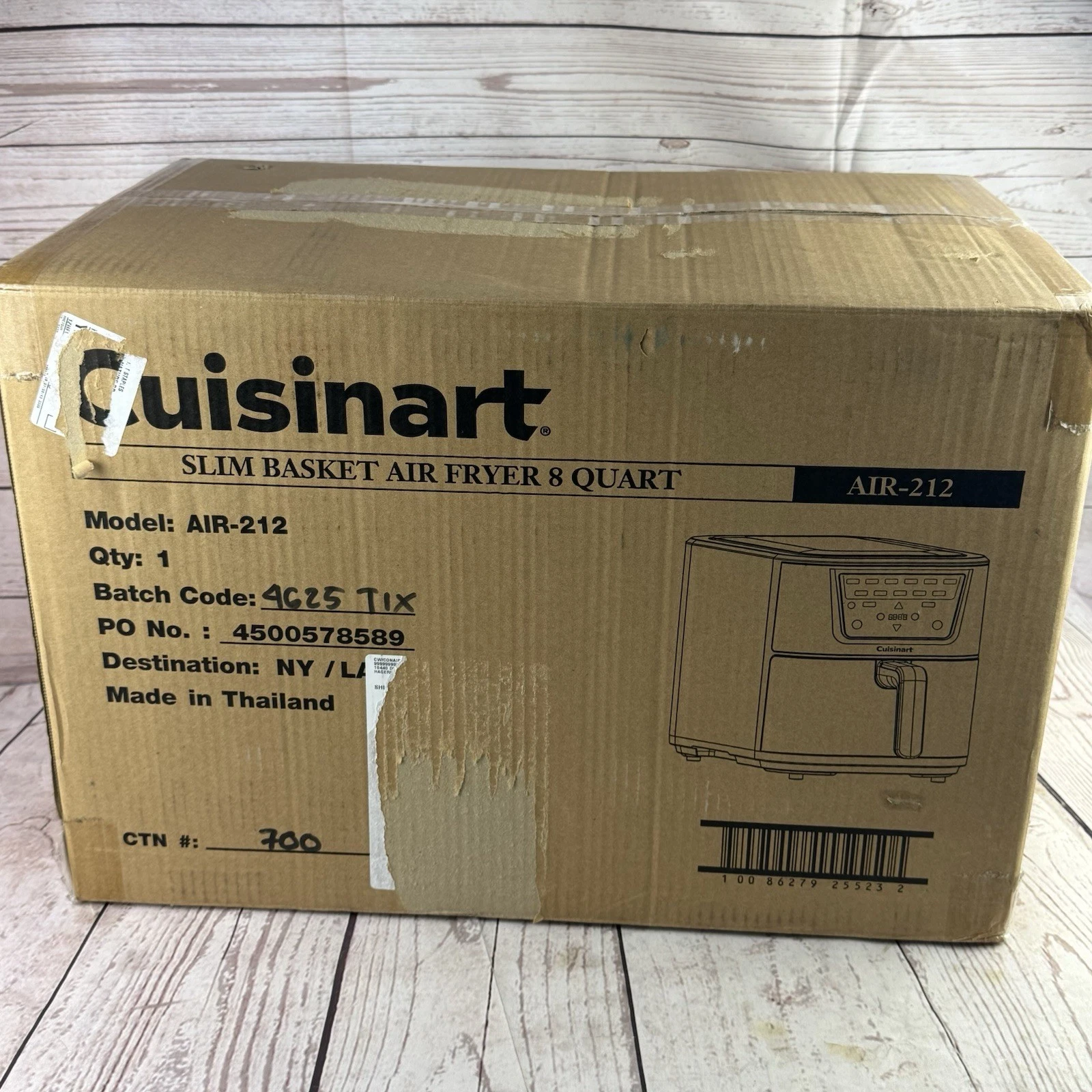Cuisinart AIR 212 CompactMax 8 Qt Basket Air Fryer Pro Digital Black
