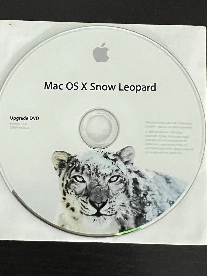 Apple Mac Lot OS X Snow Leopard v.10.6 Disc, iWork, Install Discs- PreOwned EUC - Image 3 of 4