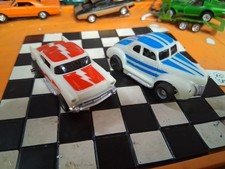 VINTAGE TYCO SPARK'N HOT RODS SET CARS 40 FORD  57 CHEVY N.O.S FREE SHIPPING