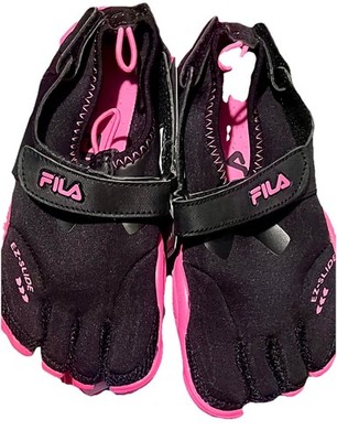 NIB FILA Skeleton-Toes EZ Slide Drainage Shoes Size 1 Kids