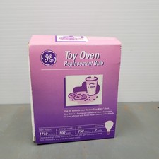 GE Easy Bake Oven Replacement Light Bulb VTG Models 2PK New In Box