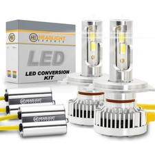 1995 Acura Tl H4 Led Headlight Bulbs 20k Lumens Dual Beam Kit