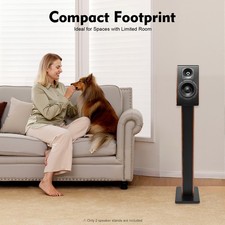 2PCS Speaker Stands, 34inch Freestanding Speaker Stands, Home Speaker Stands