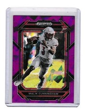 2023 Prizm Draft Picks Purple Ice Prizm Malik Cunningham RC 112 038/149