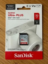 NEW - SanDisk Ultra Plus SDHC UHS-I Card 32GB Speed 130 MB/s New In Packaging