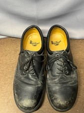 Dr Martens 11849 Oxford Shoes Black Leather Eyelet Lace-Up Mens Size 11 M
