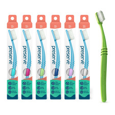 Adult Manual Toothbrush Soft Bristles BPA Free 6 Pack